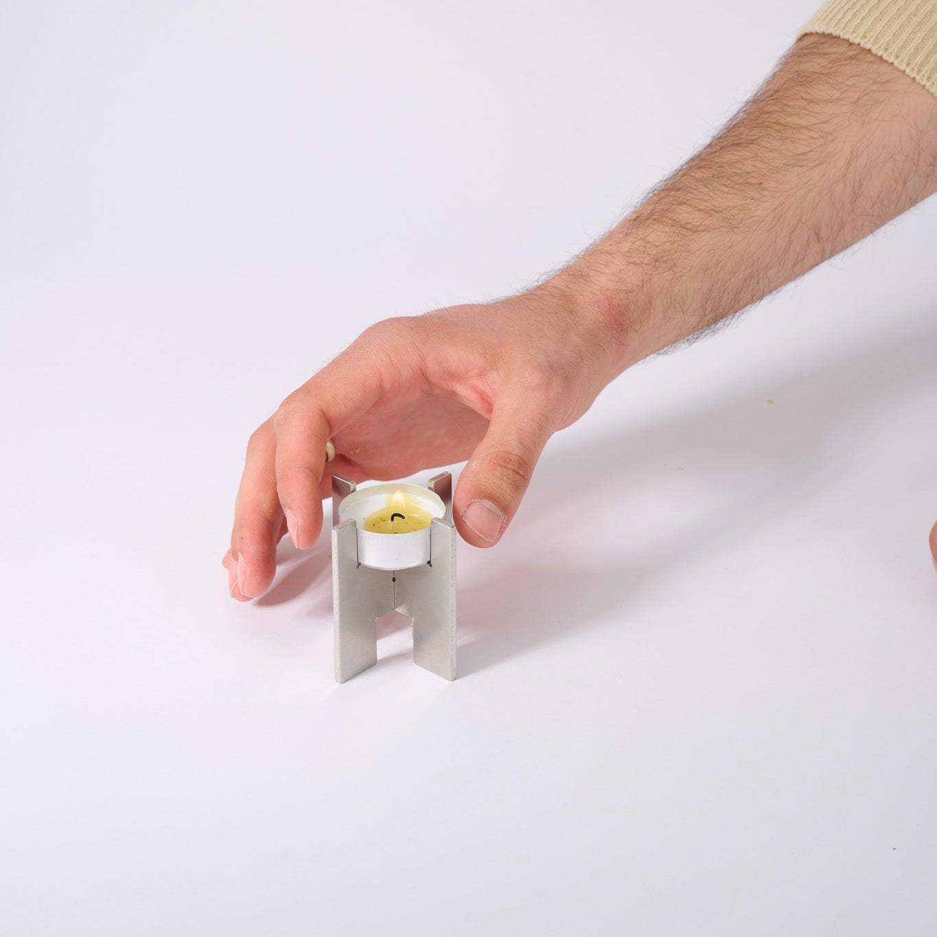 H64 // Kerzenhalter aus Massivmetall