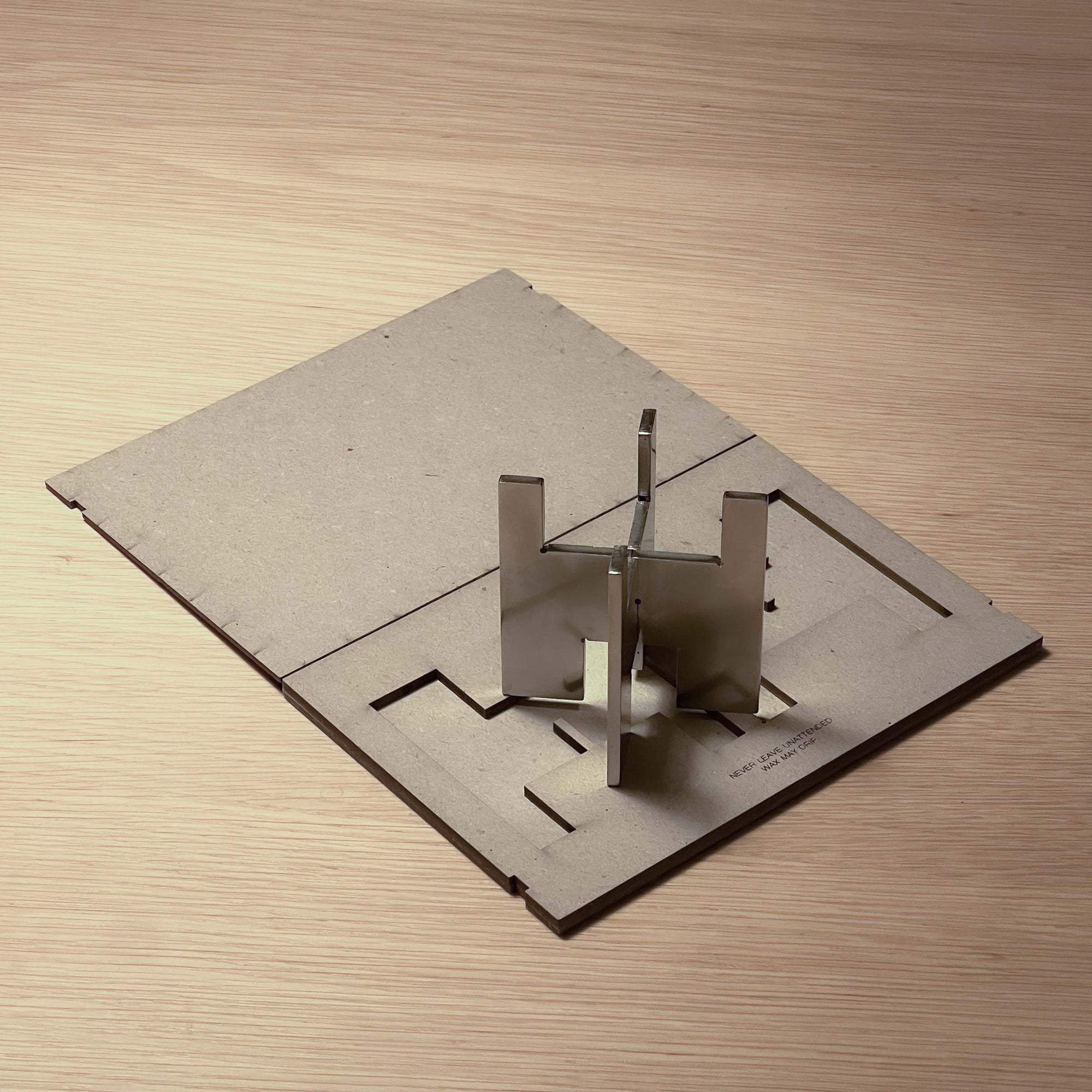 H64 // Solid Metal Candleholder